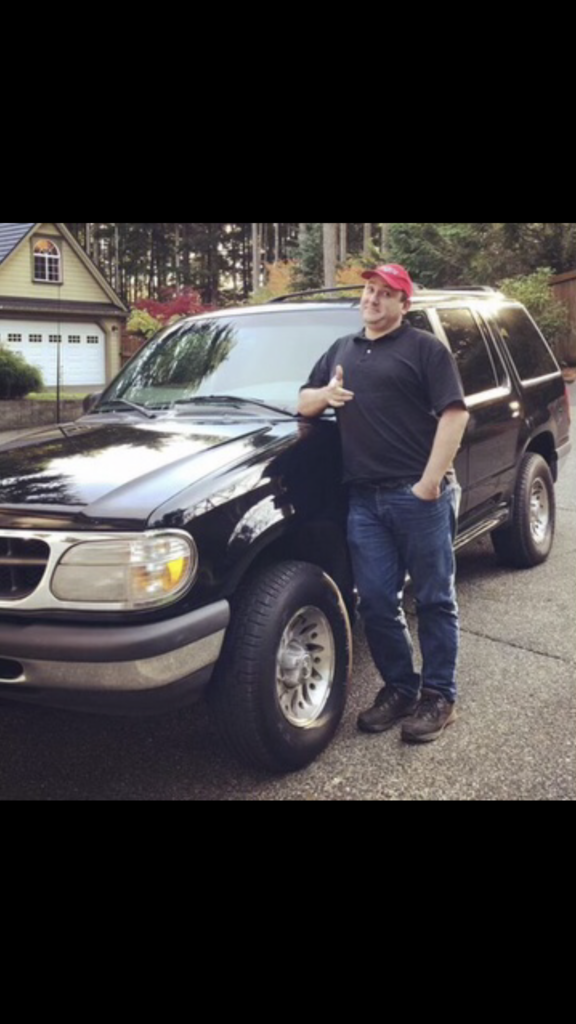 Kevin Katovic by his ford explorer