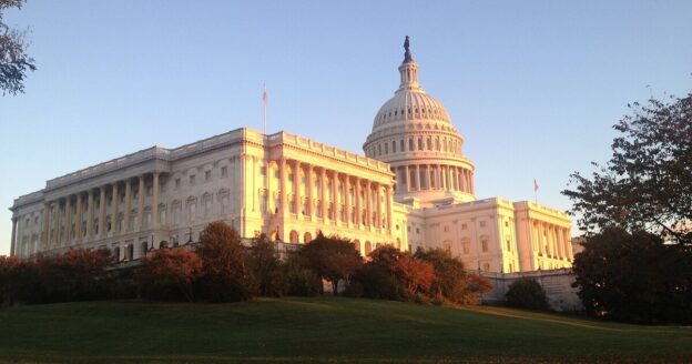Social Security 2027 COLA announcement: the US Capitol in autumn light